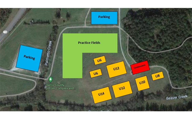 HCSA Field Layout